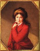 Elisabeth LouiseVigee Lebrun Countess Golovine painting
